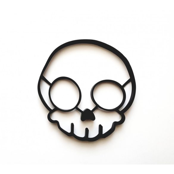 Skull egg fryer silicone mold